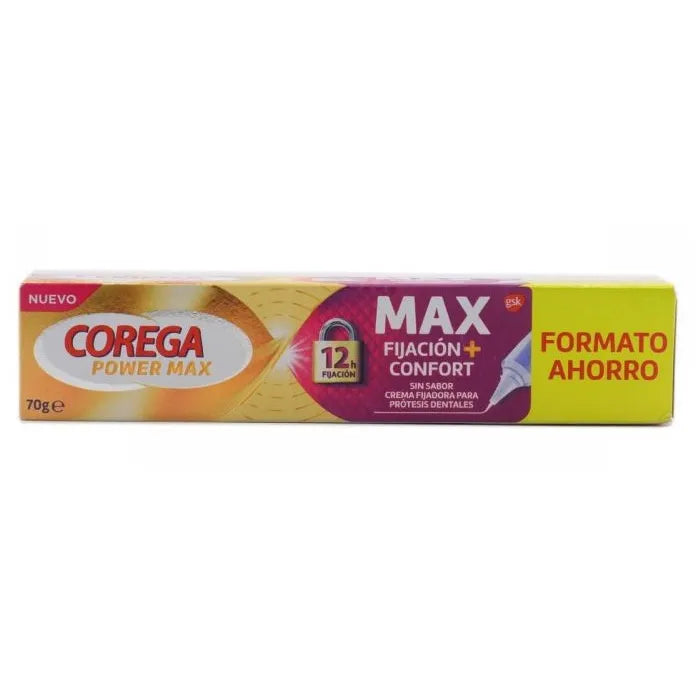 COREGA COREGA Power Max Zahnprothesen-Fixierungscreme 70 g