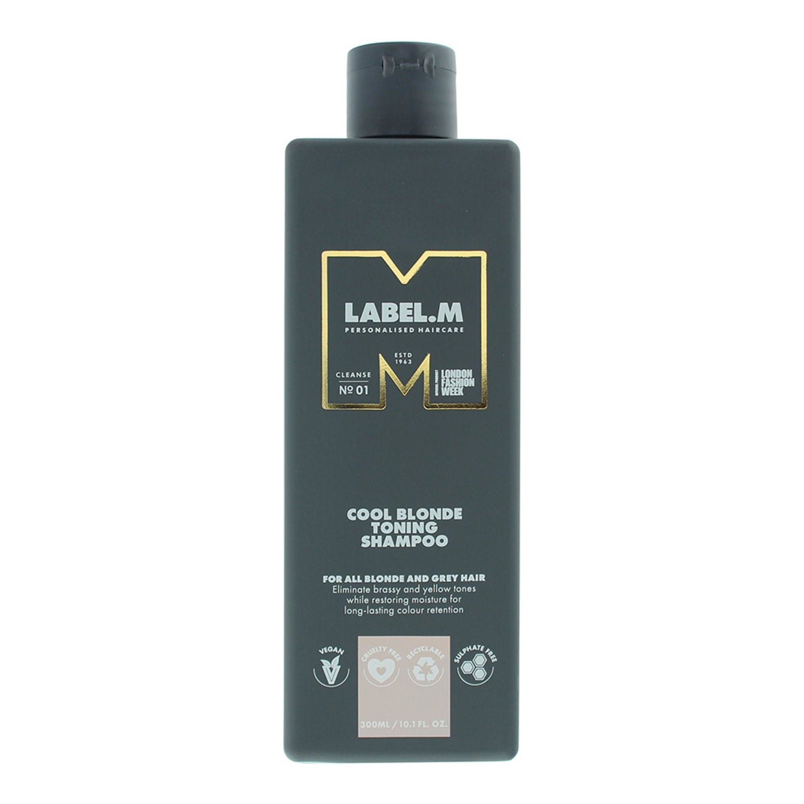 Label.M Label.M, Cool Blonde, Haarshampoo, Zur Neutralisierung von Gelbtönen, 300 ml Regular