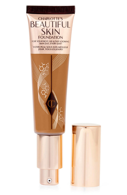 Charlotte Tilbury Charlotte Tilbury, Beautiful Skin Science + Colour, Strahlender Abschluss, Flüssige Grundierung, 13, Warm C