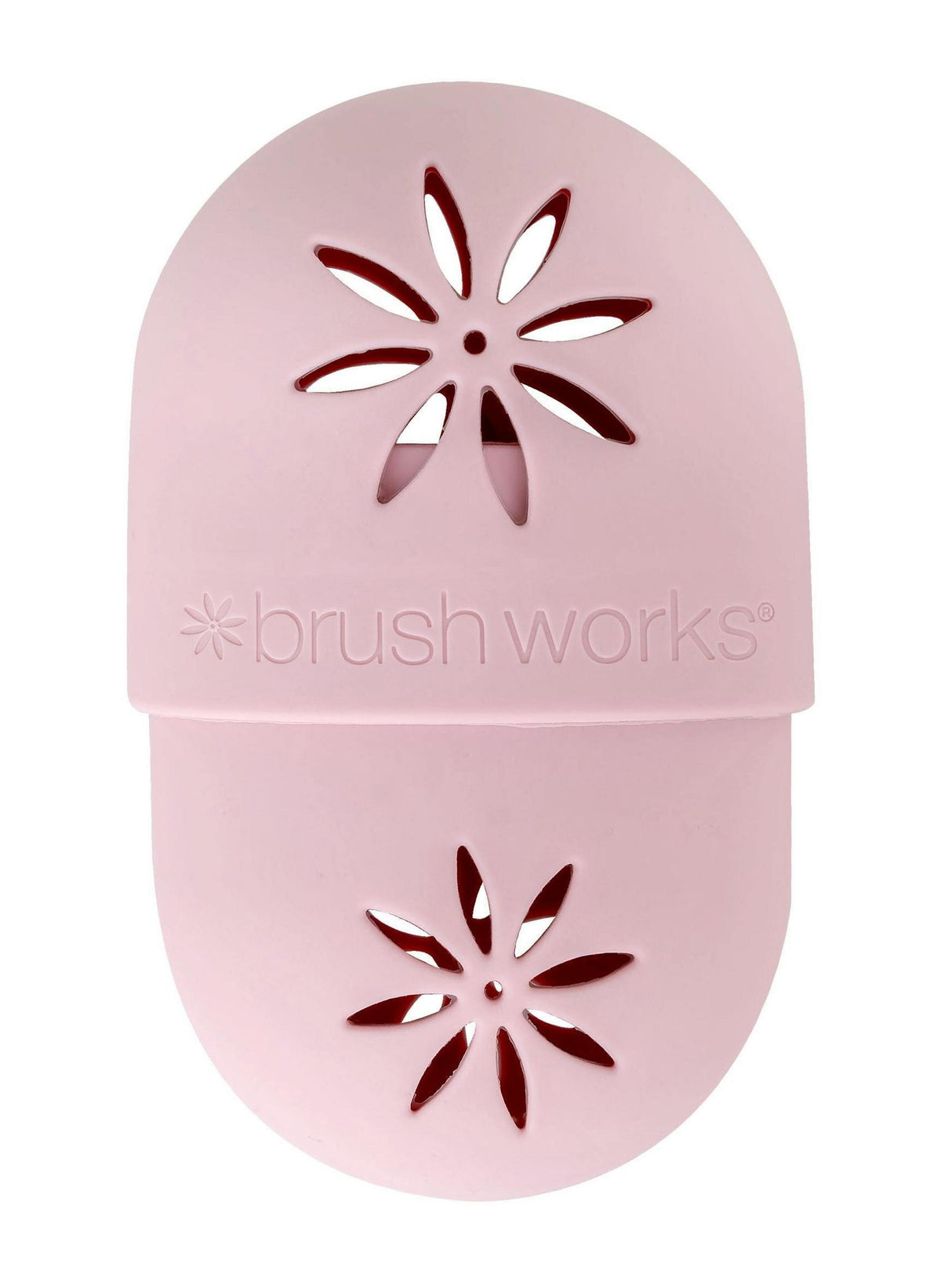 Brushworks, Brushworks, Makeup Plastic Sponge Case, Light Pink