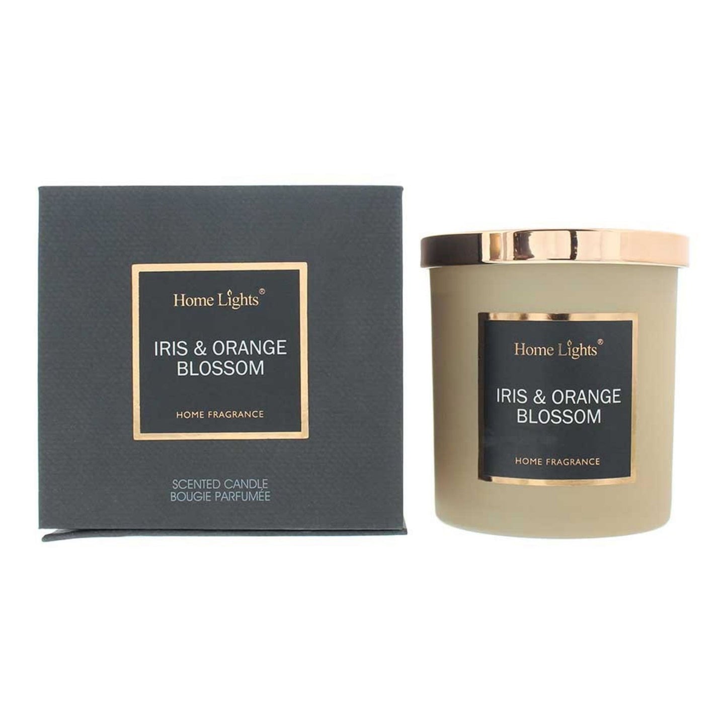 Home Lights Home Lights, Iris Orange Blossom, Duftkerze, 215 g Regular