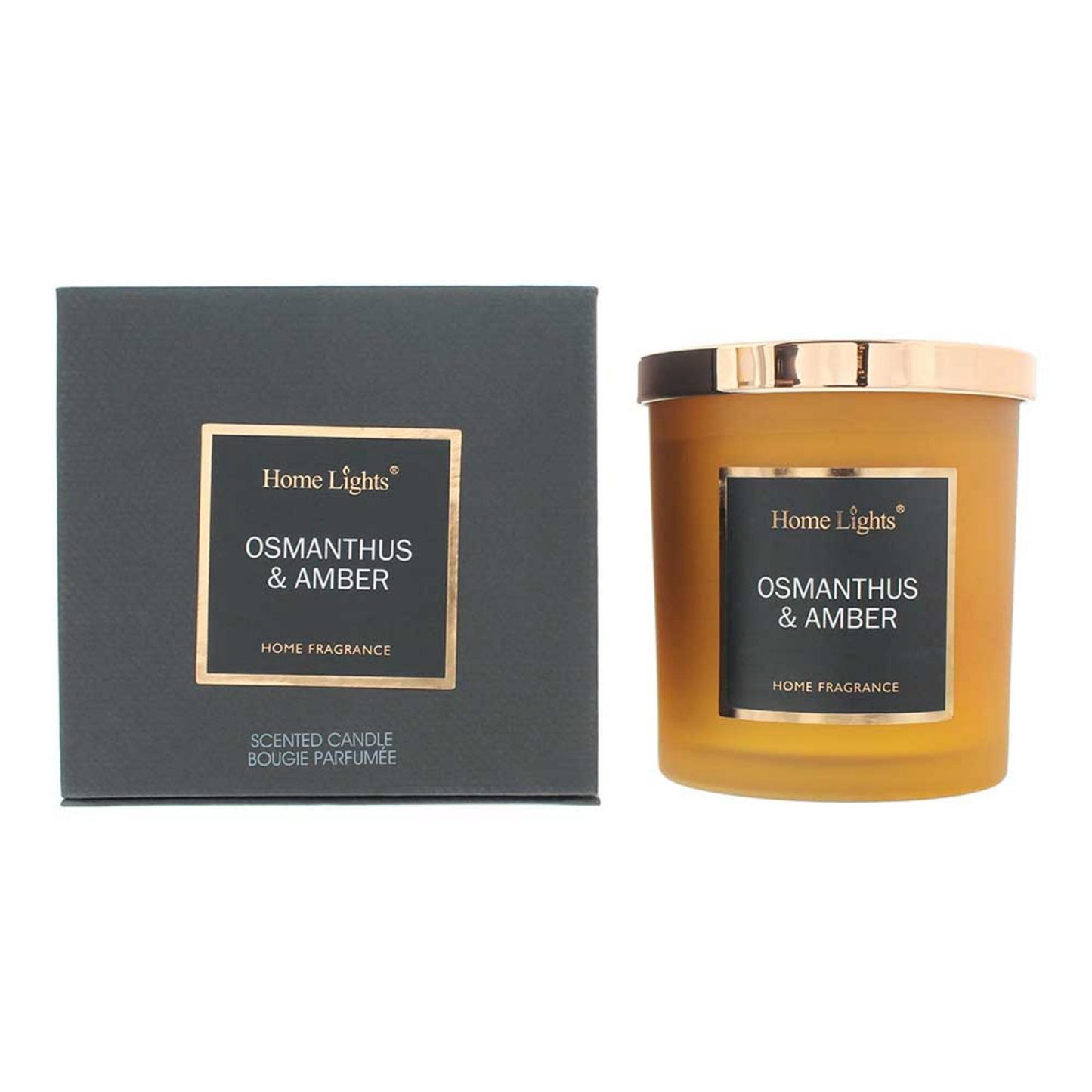 Home Lights Home Lights, Osmanthus & Amber, Duftkerze, 215 g Regular