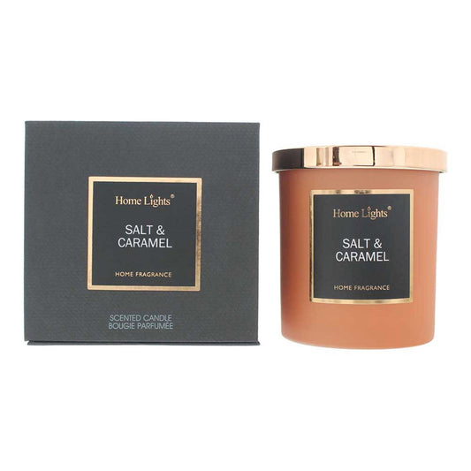 Home Lights Home Lights, Salt & Caramel, Duftkerze, 215 g Regular