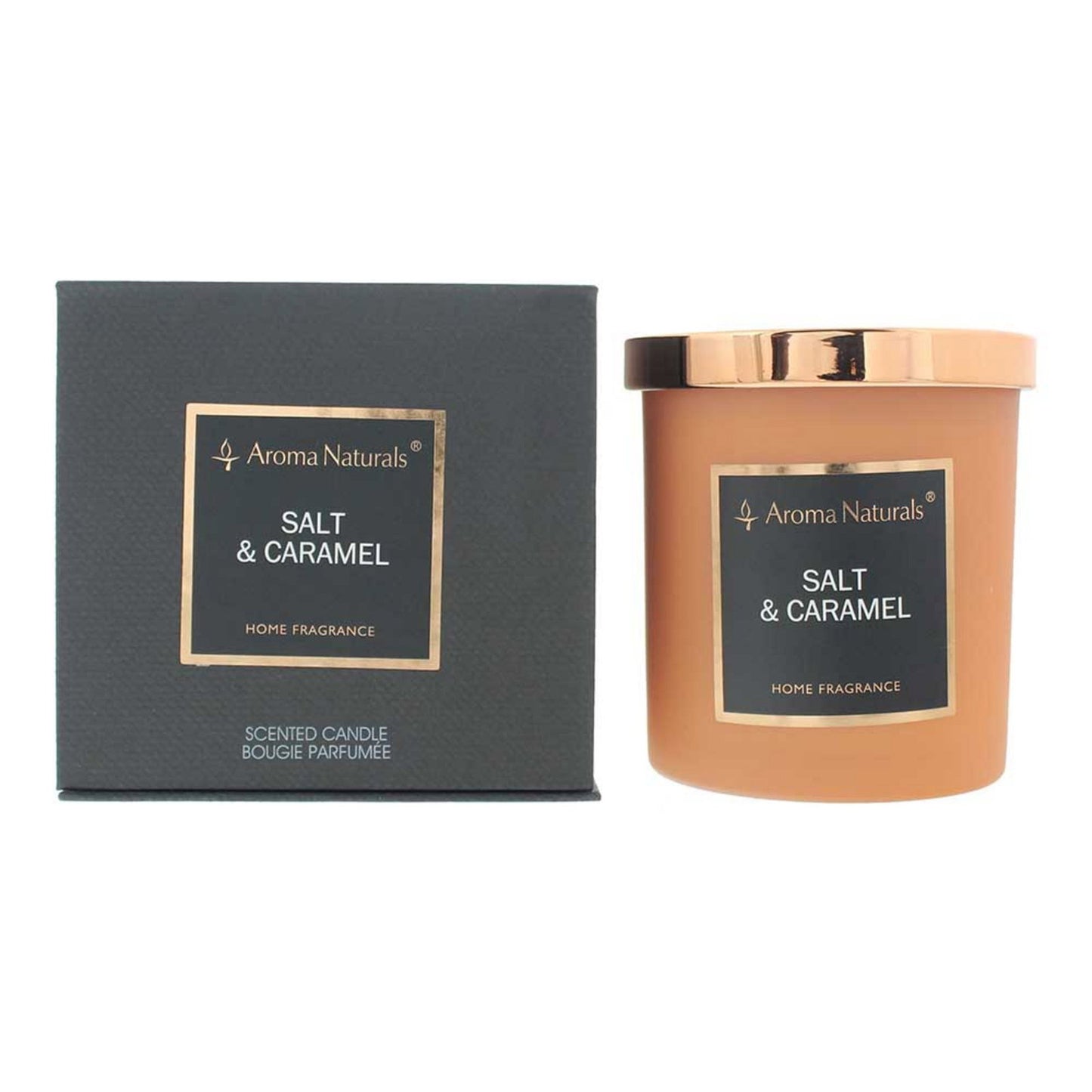 Aroma Naturals Aroma Naturals, Salt & Caramel, Duftkerze, 215 g Regular