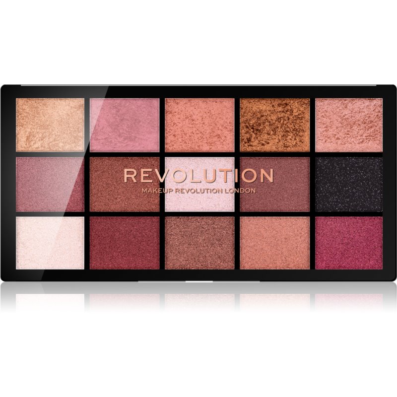 Makeup Revolution, Reloaded, Lidschattenpalette, Zuneigung, 15 Schattierungen, 16.5 g
