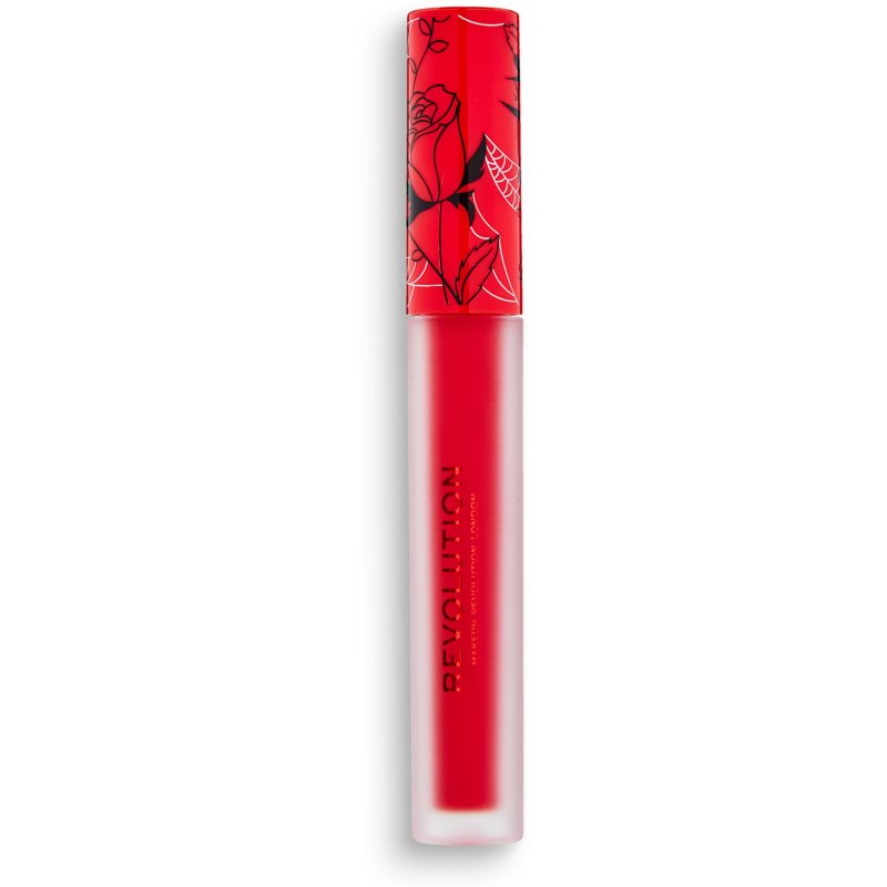 Makeup Revolution, Halloween, Flüssiger Lippenstift, Heimgesucht, 3 g