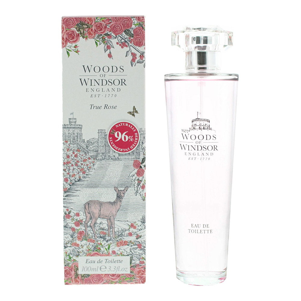 Woods Of Windsor, True Rose, Eau de Toilette, Für Frauen, 100 ml