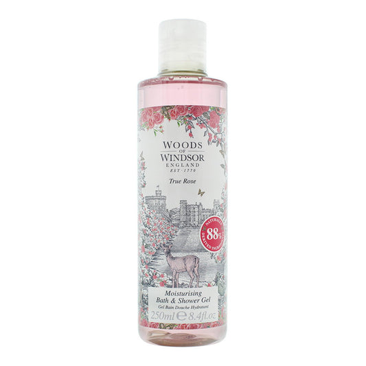 Woods Of Windsor Woods Of Windsor, True Rose, Feuchtigkeitsspendend, Duschgel, 250 ml Regular