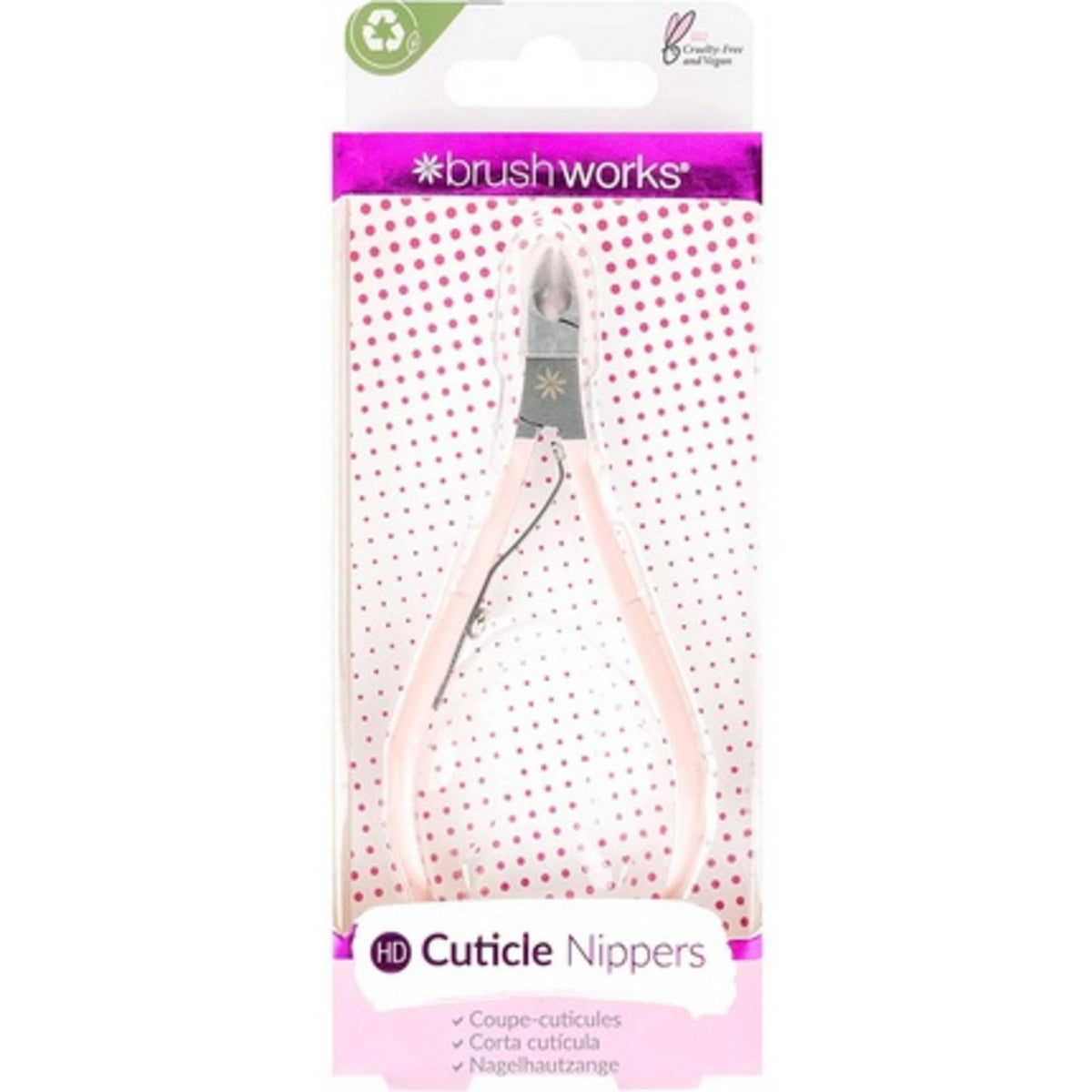 Brushworks, Brushworks, Cuticle Nipper, Light Pink