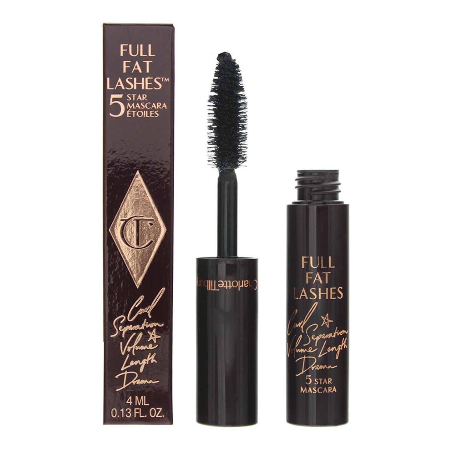 Charlotte Tilbury, Full Fat 5 Star, Locke, Wimperntusche, Schwarz, 4 ml
