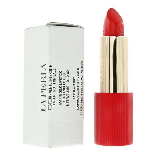 La Perla La Perla, Matte Silk, Matte Seide, Creme-Lippenstift, 104, Rot Tangelo, 3.5 g *Tester