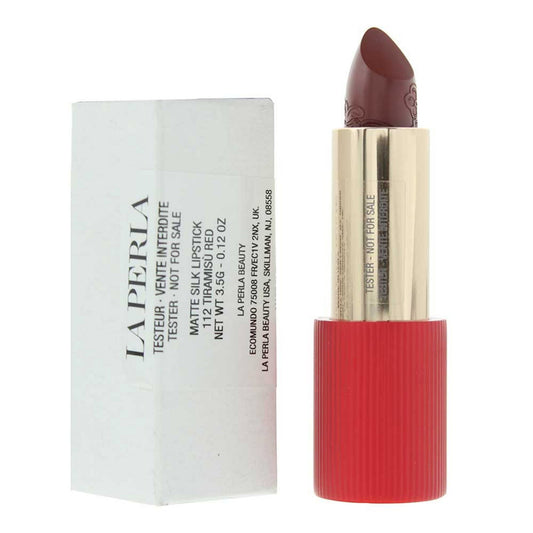 La Perla La Perla, Matte Silk, Matte Seide, Creme-Lippenstift, 112, Tiramisu Rot, 3.5 g *Tester
