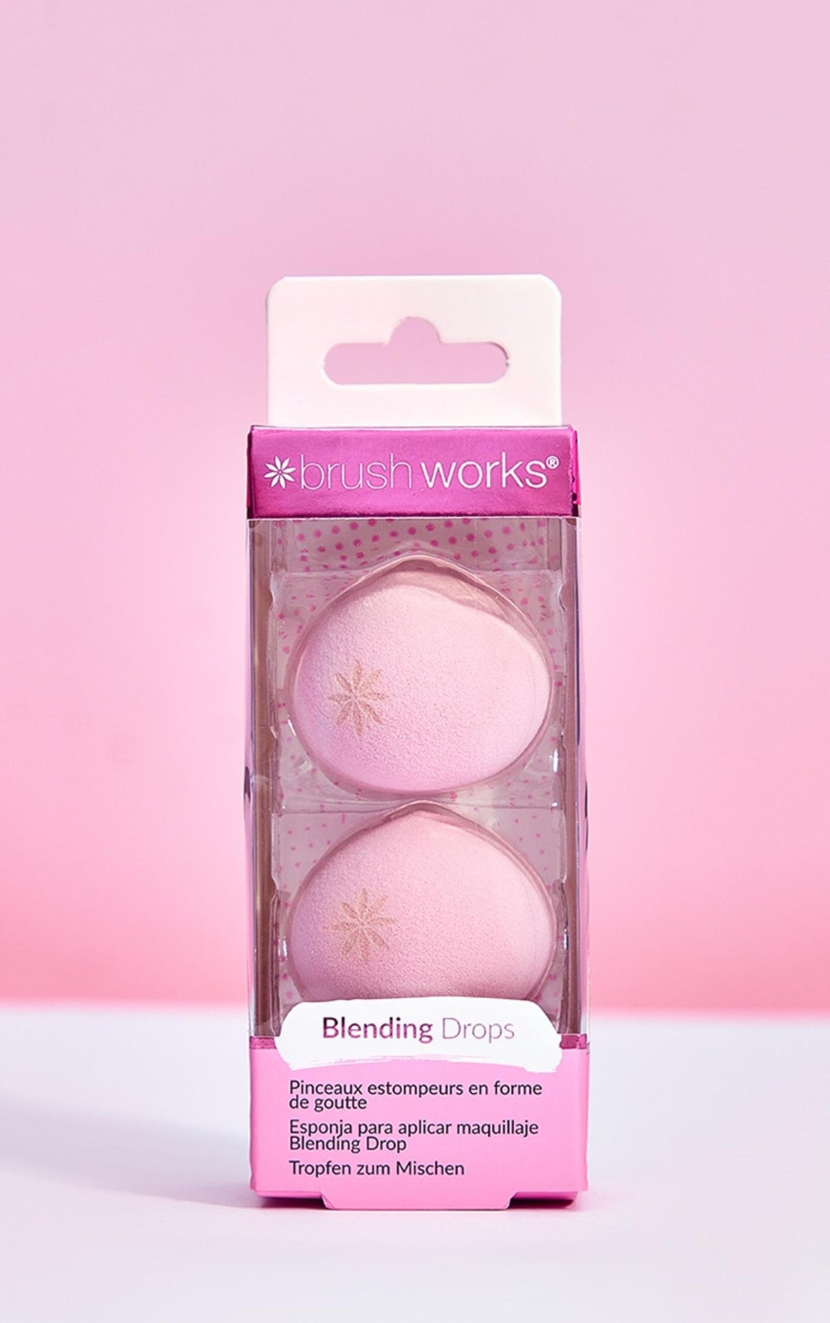 Set Duo, Brushworks, Brushworks, Foam, Makeup Sponge, Pink