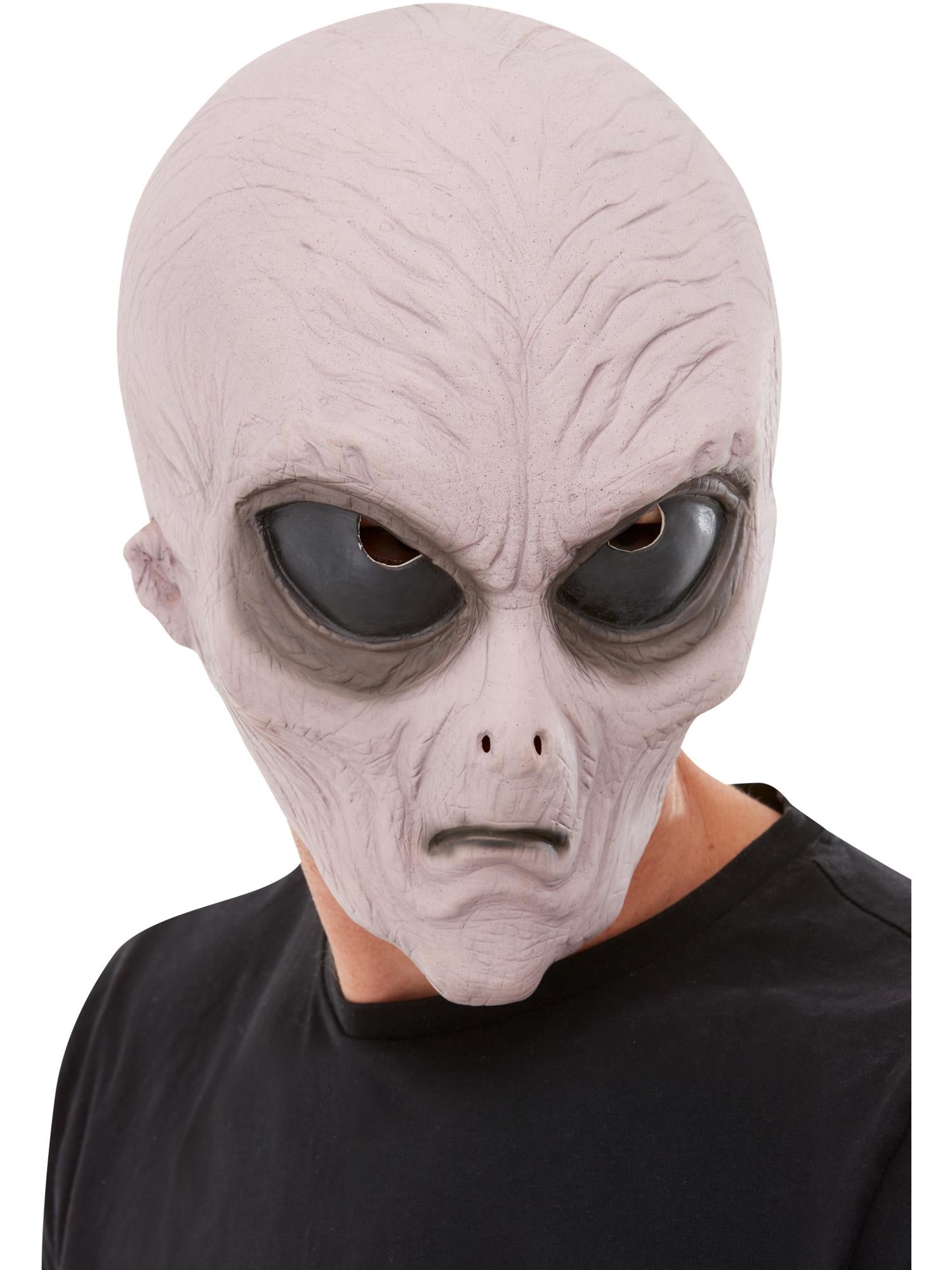 Smiffys Alien Latex-Maske Purple für Erwachsene – Produktansicht