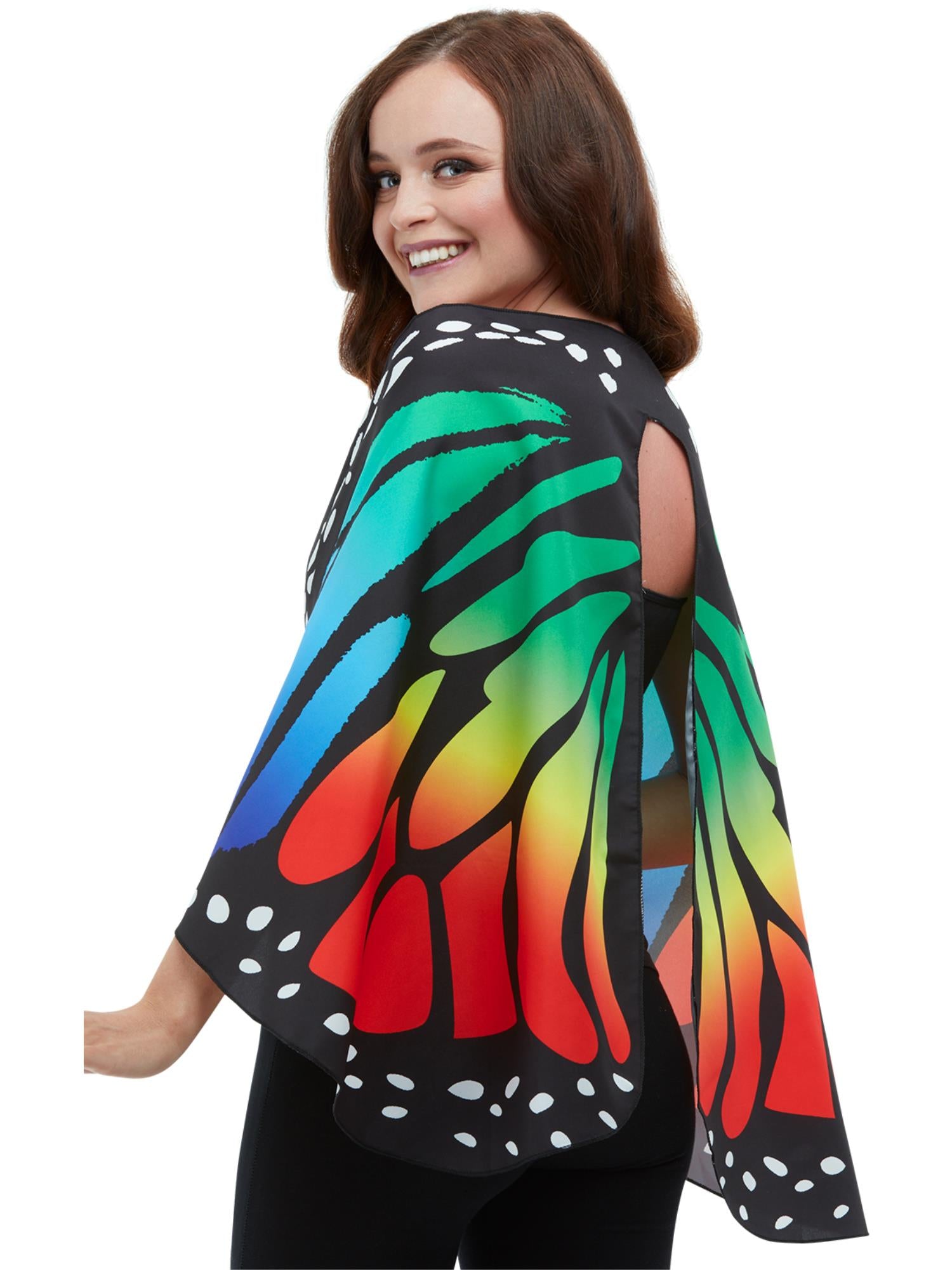 Smiffys Monarch Butterfly Stoffflügel mehrfarbig für Damen