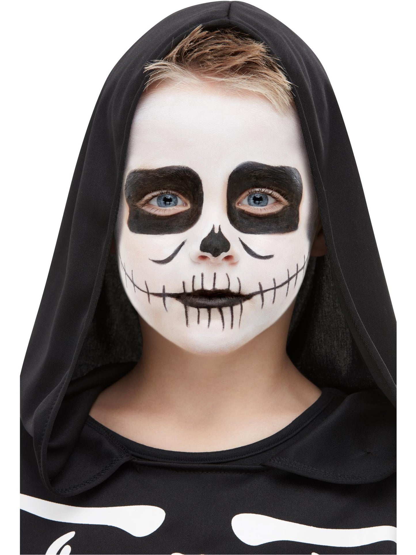 Smiffys Make-Up FX, Kids Skeleton Kit, Aqua, Black CD für Unisex
