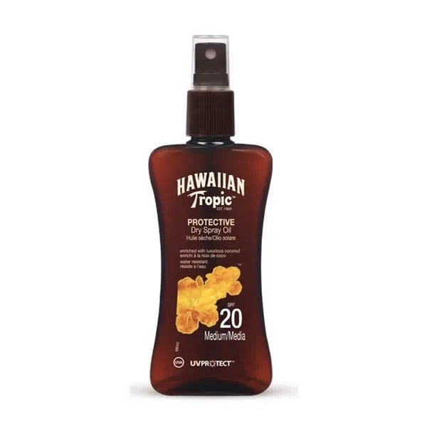 HAWAIIAN TROPIC HAWAIIAN TROPIC Protective Dry Spray Oil Sonnenschutz SPF 20 Medium 200 ml Kosmetik