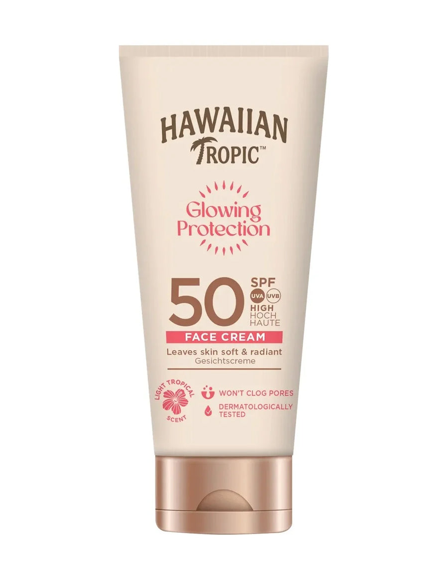 HAWAIIAN TROPIC HAWAIIAN TROPIC Glowing Protection Gesichtssonnencreme SPF 50 50 ml Gesichtscreme