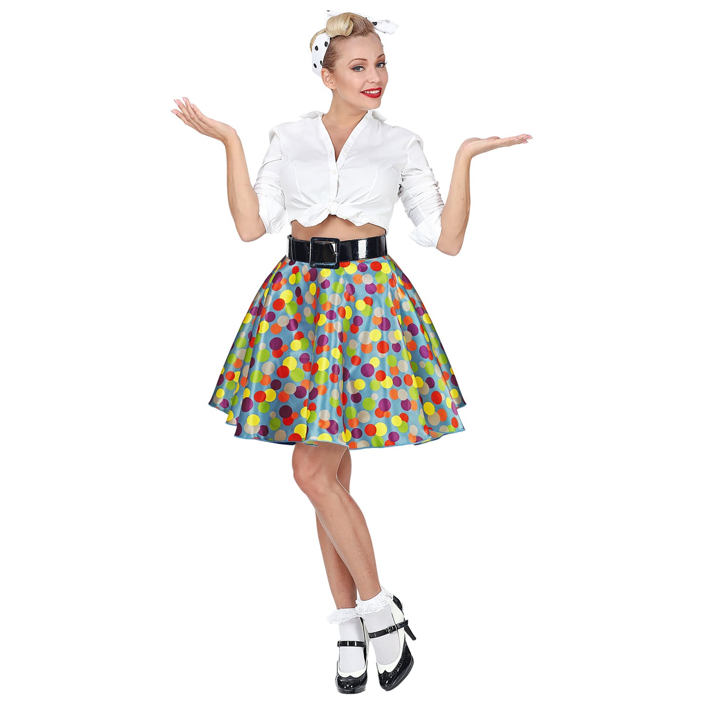 "50s GIRL" (Rock mit Unterrock) – Detailansicht