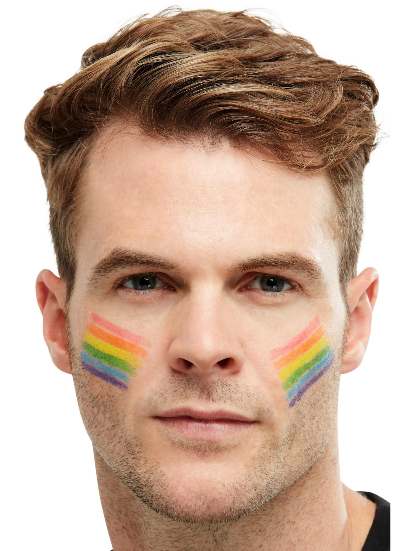 GAYPRIDE Smiffys Make-Up FX, Rainbow Greasepaint Stick CD für Unisex
