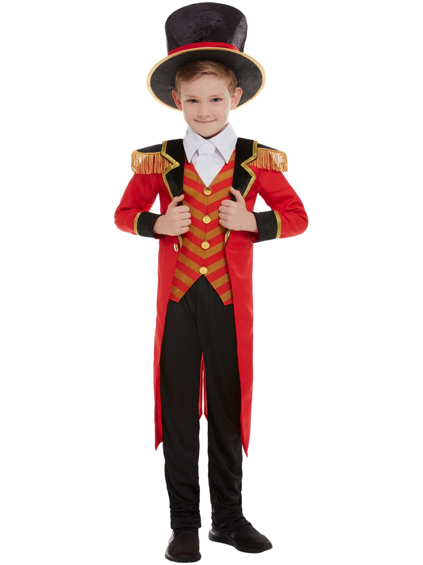 Smiffys Deluxe Ringmaster Costume, Red CS für Unisex