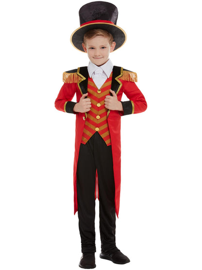 Smiffys Deluxe Ringmaster Costume, Red CS für Unisex