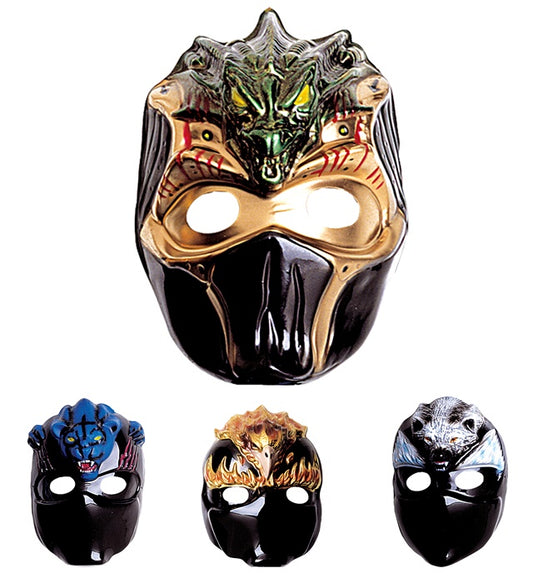 Ninja Maske aus Kunststoff in verschiedenen Modellen für Fasnacht