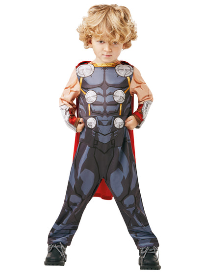 Rubies Marvel Thor Kinderkostüm für Jungen mit Overall und Umhang – Produktansicht