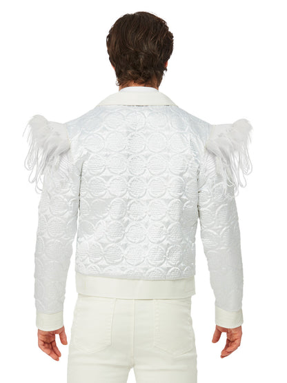 Smiffys Elton John Feather Jacket CS für Herren