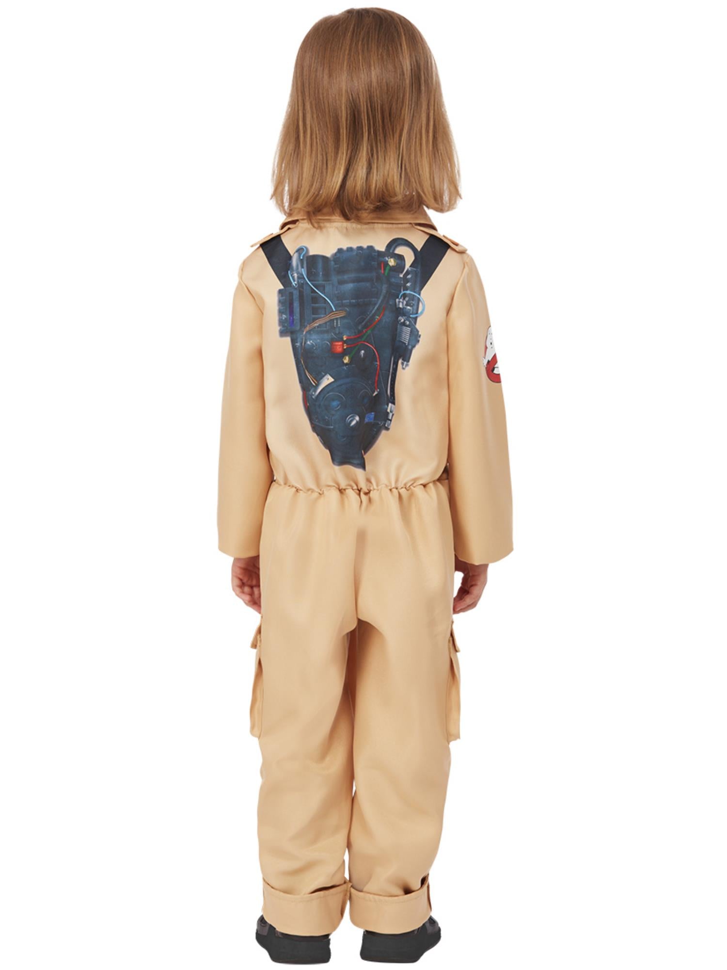 Smiffys Ghostbusters Kostüm für Kleinkinder mit aufgedrucktem Protonenrucksack – Detailansicht