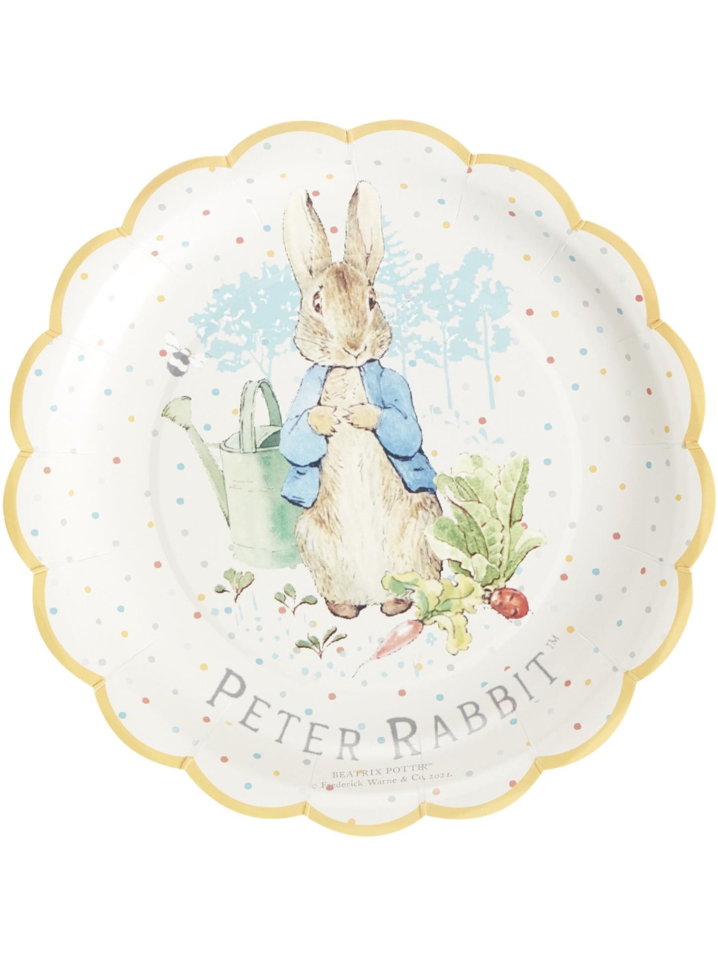 Smiffys Peter Rabbit Classic Tableware Party Plates x8 PG