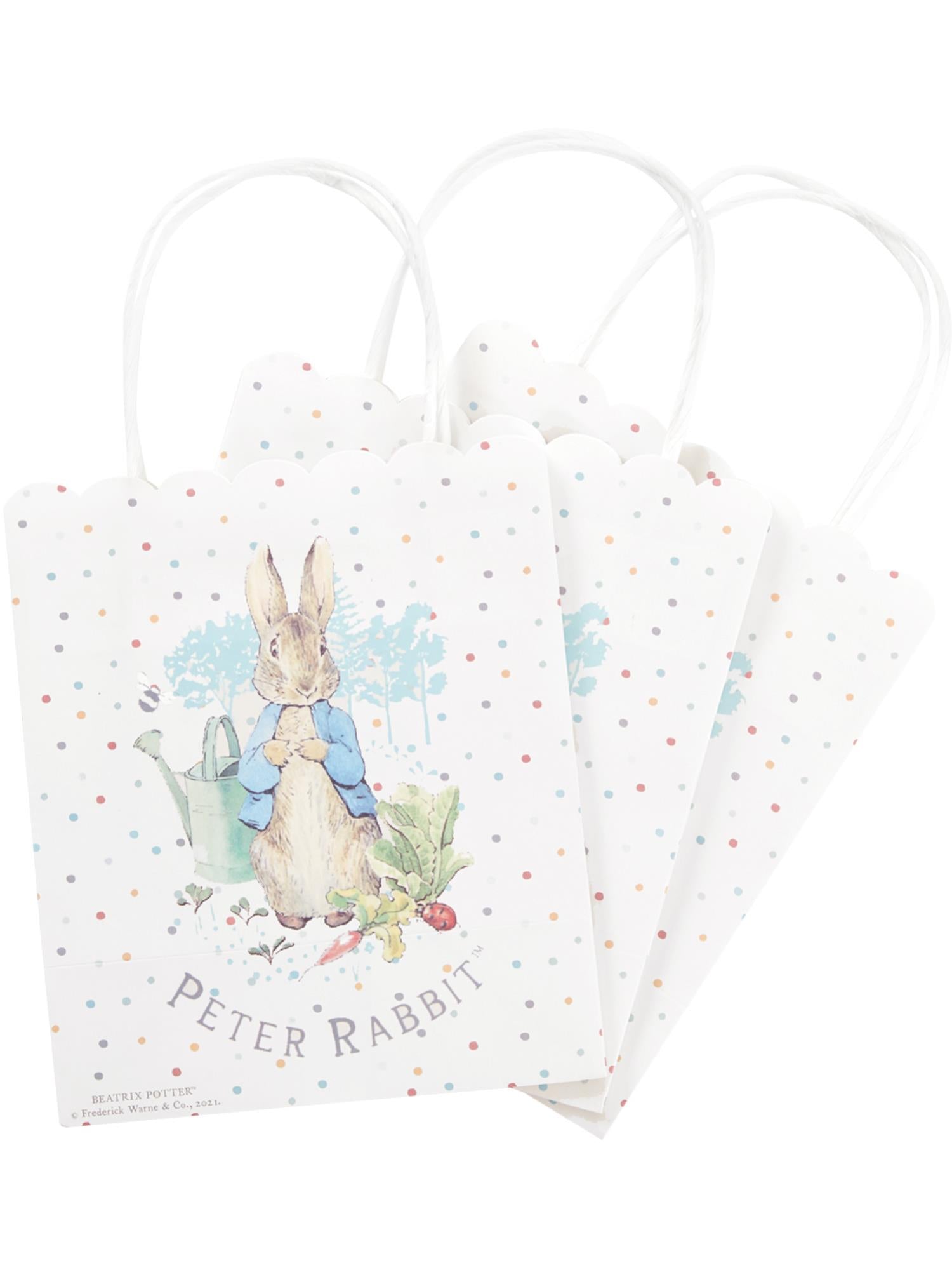 Smiffys Peter Rabbit Classic Party Bags 6 Stück blau
