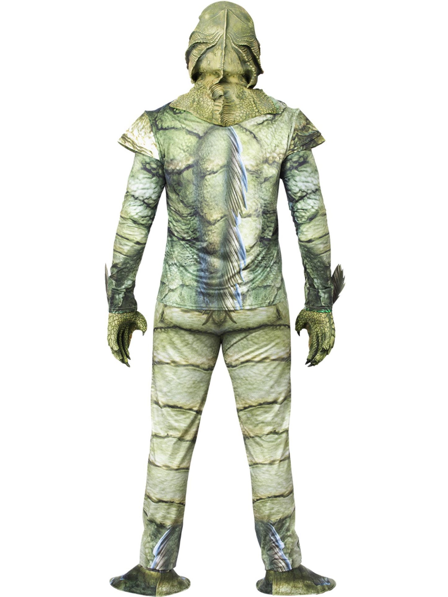Smiffys Creature from the Black Lagoon Kostüm für Herren in Grün – Detailansicht