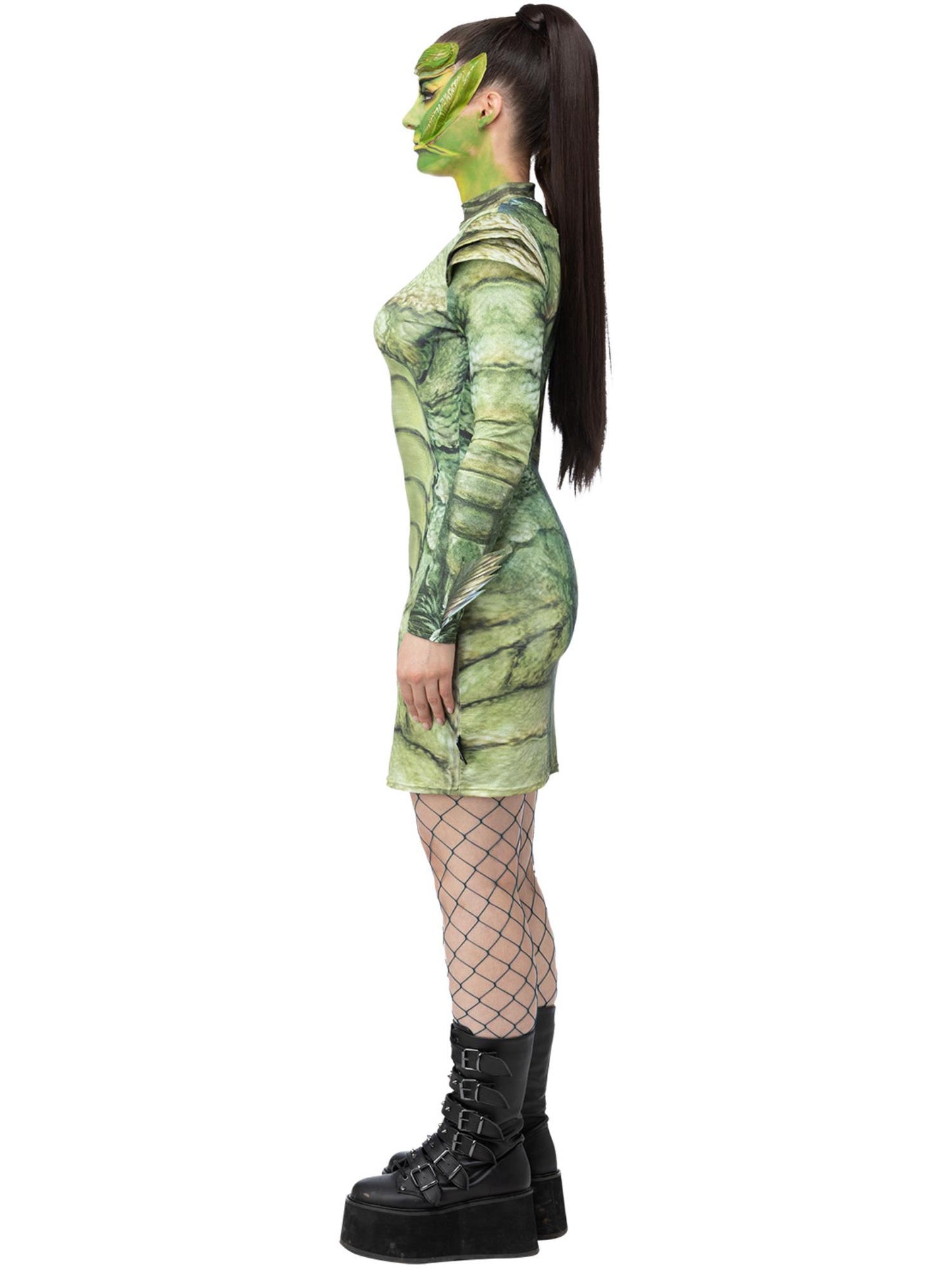 Smiffys Creature From The Black Lagoon Kostüm für Damen – Seitenansicht