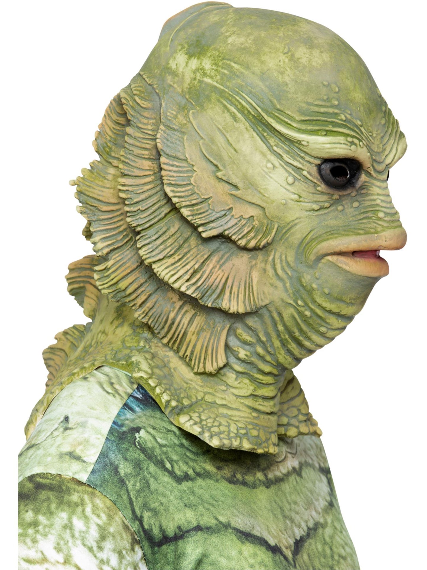 Smiffys Creature from the Black Lagoon Latexmaske für Herren – Detailansicht