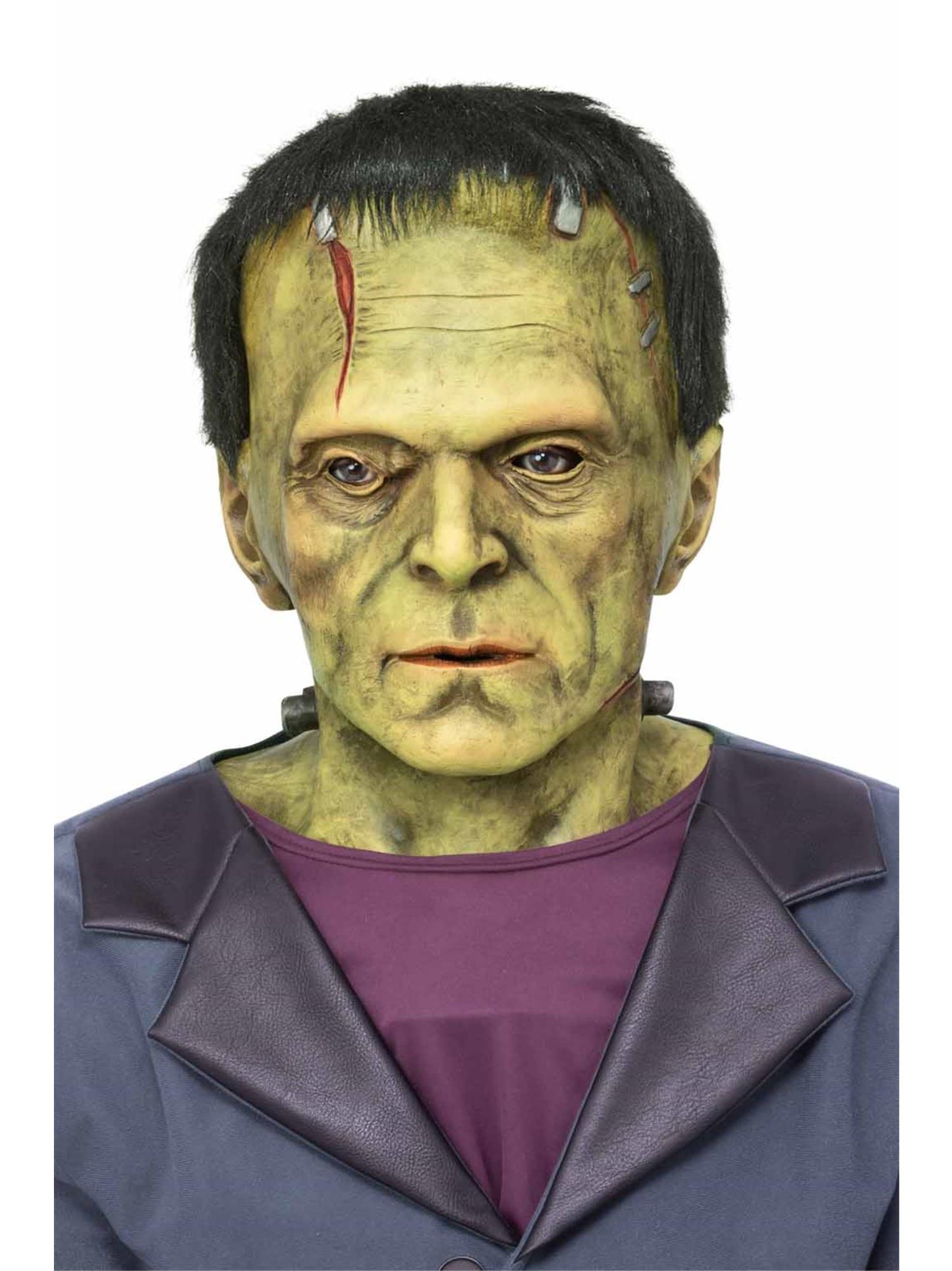 Smiffys Universal Monsters Frankenstein Latex-Maske für Herren in Grün – Produktansicht