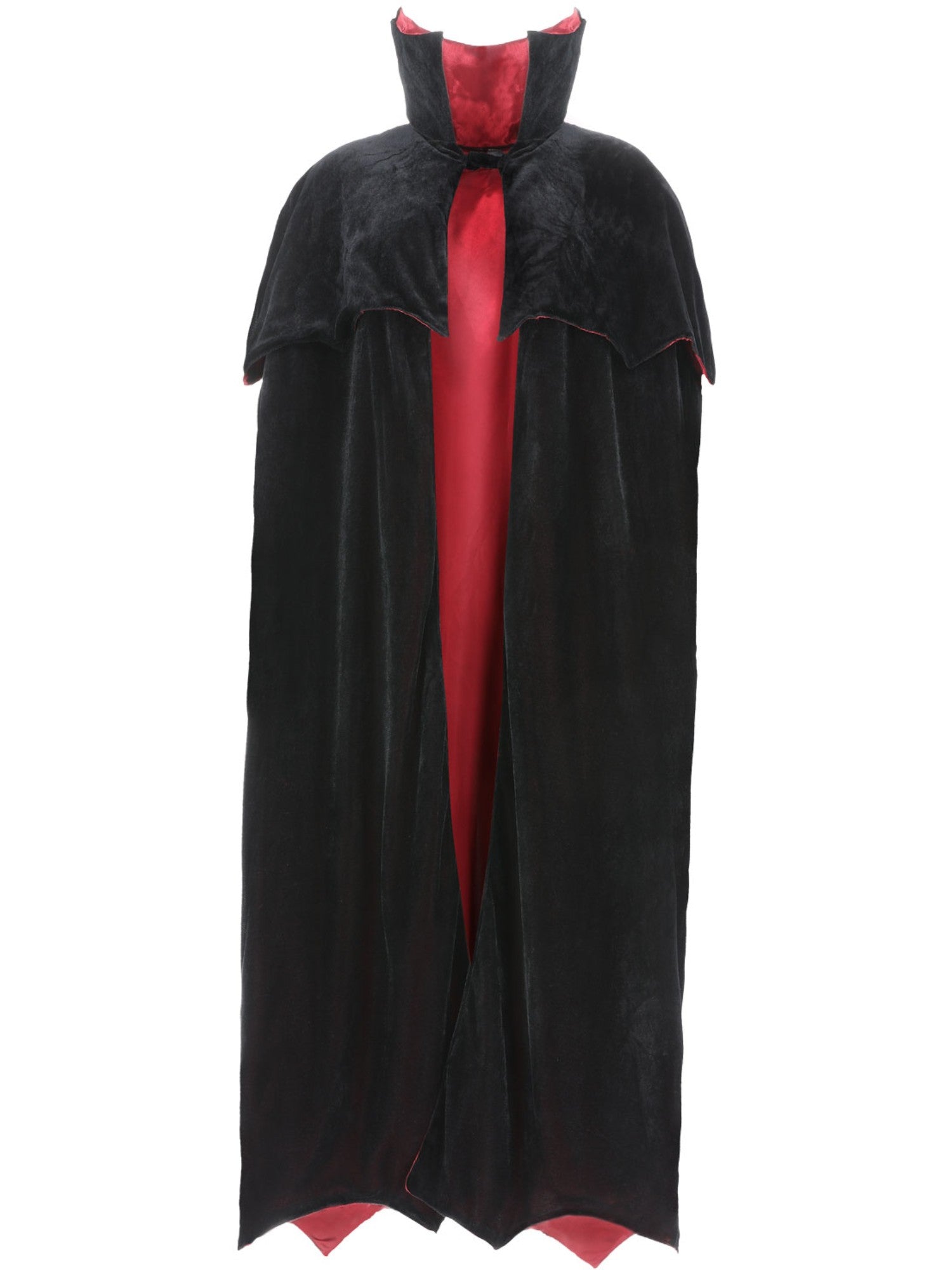 Smiffys Deluxe Vampire Cape Vampirumhang für Erwachsene – Seitenansicht