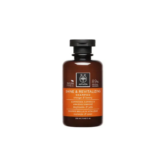 APIVITA APIVITA Shine and Revitalizing Shampoo mit Orange und Honig 250 ml