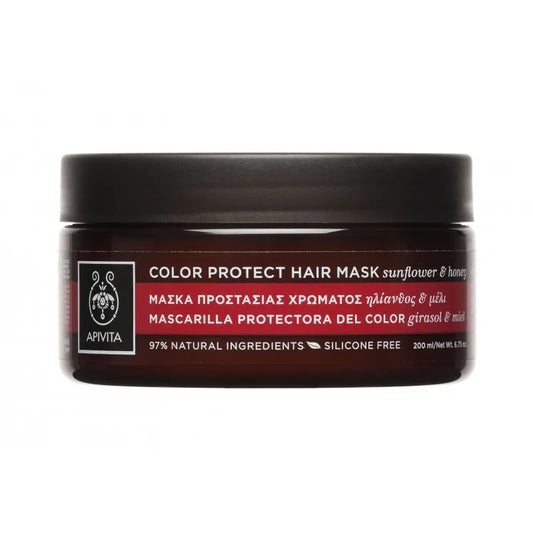 APIVITA APIVITA Color Protect Haarmaske mit Sonnenblume und Honig 200 ml Haarpflege