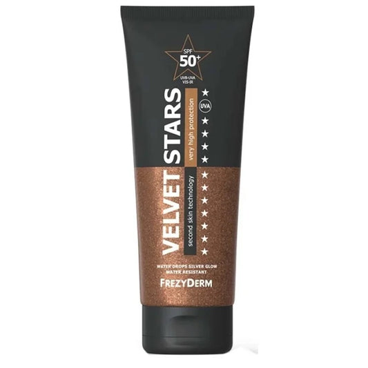 FREZYDERM FREZYDERM Velvet Star SPF50+ Water Drops Silber Glow Sonnenschutz 175 ml Kosmetik