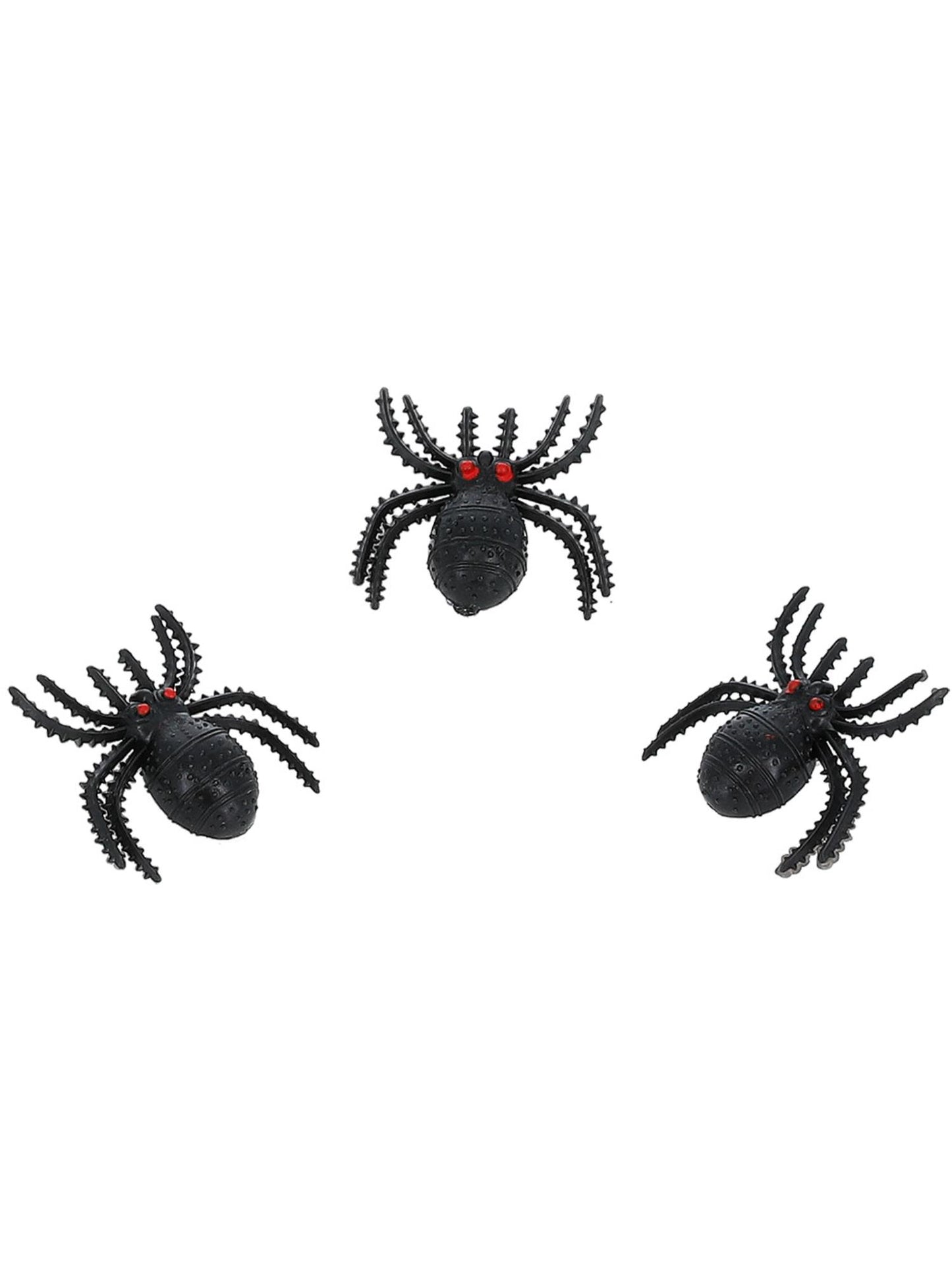 Smiffys Spider-Haarclips schwarz 3er-Set für Damen – Seitenansicht