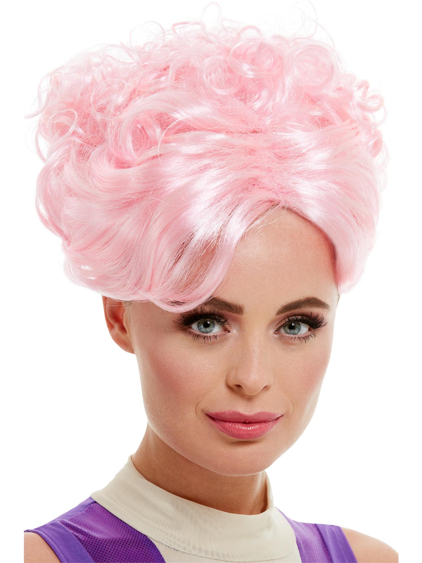 Smiffys CABARET Trapeze Artist Wig, Pink für Damen