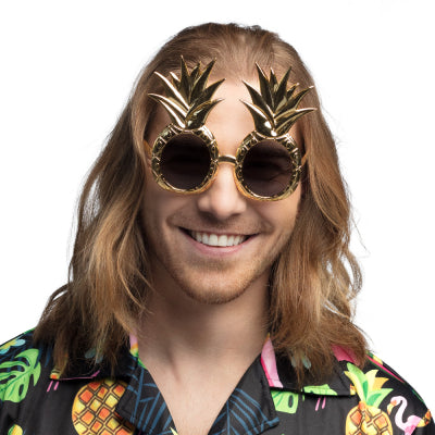Boland Ananas Gold Party-Sonnenbrille – UV400 limitierte Edition