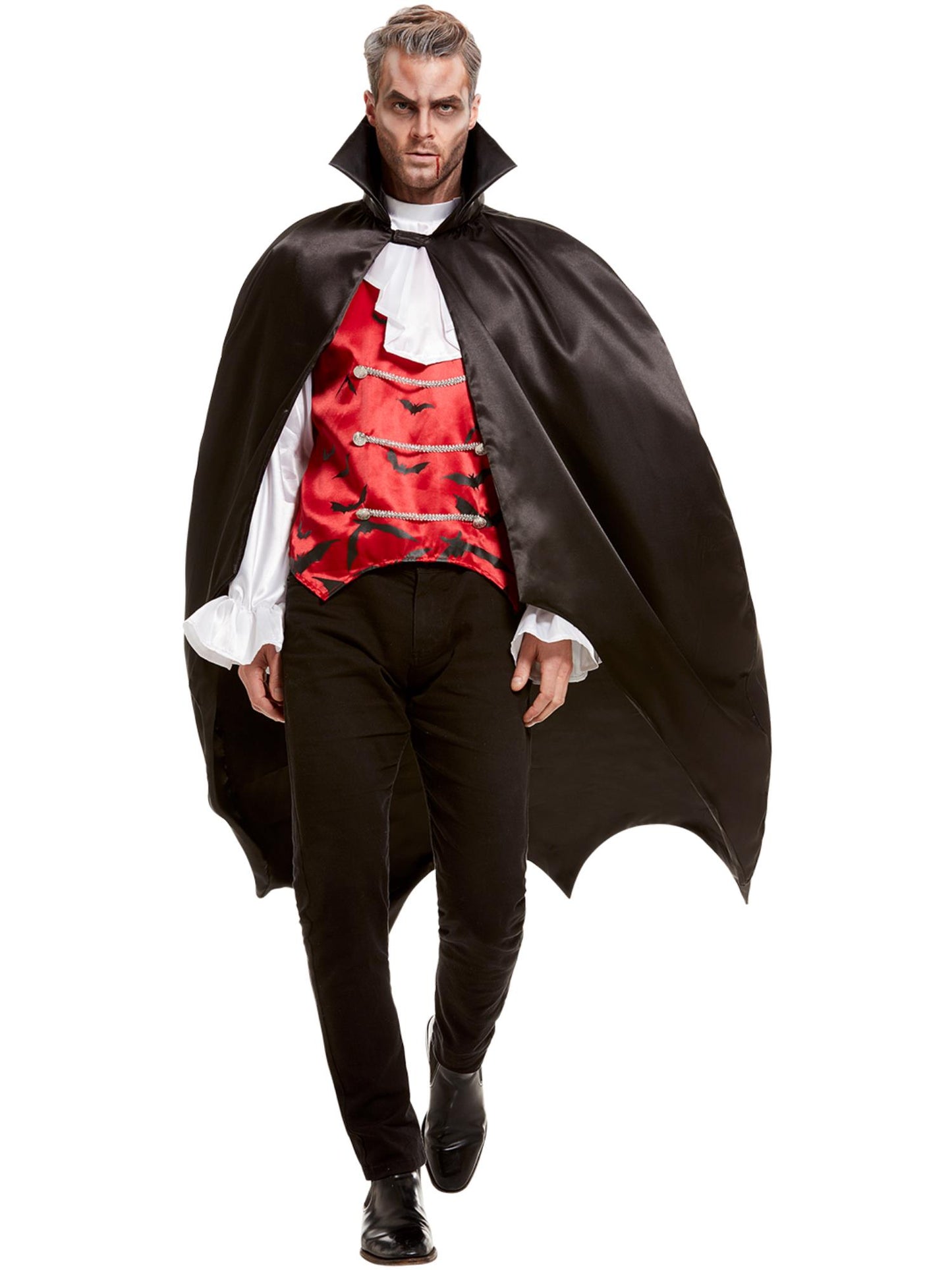 Smiffys Vampire Bat Cape, Black für Herren