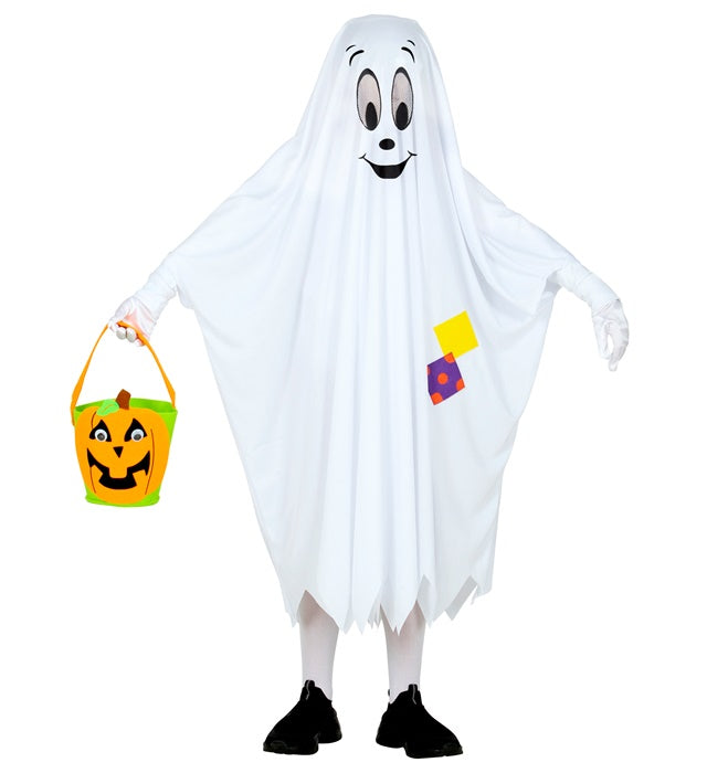 Geist Poncho Kostüm für Fasnacht und Halloween