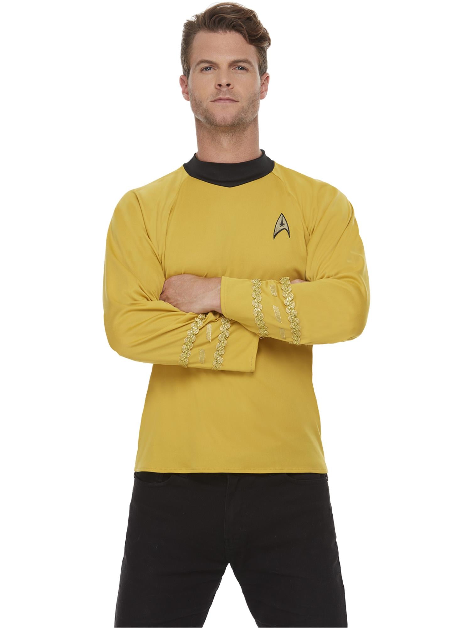 Smiffys Star Trek Original Series Command Uniform Gold für Herren