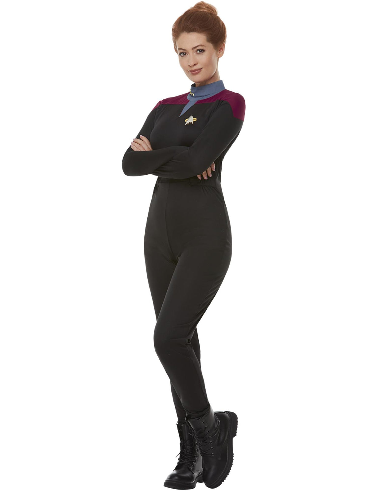 Smiffys MOVIETV Star Trek, Voyager Command Uniform, Maroon CS für Damen