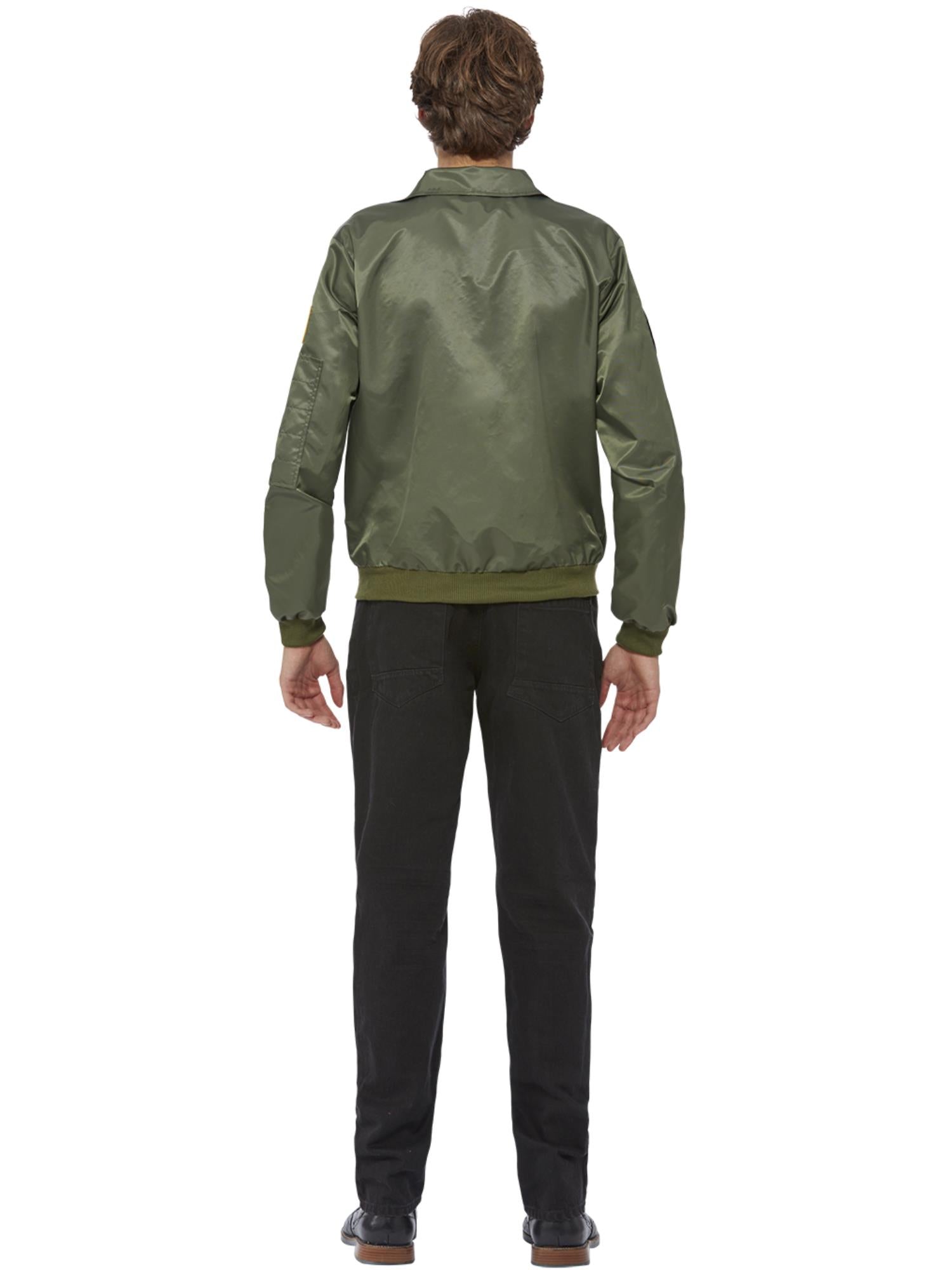 Smiffys Top Gun Maverick Bomber Jacket für Herren – Kostümjacke – Detailansicht