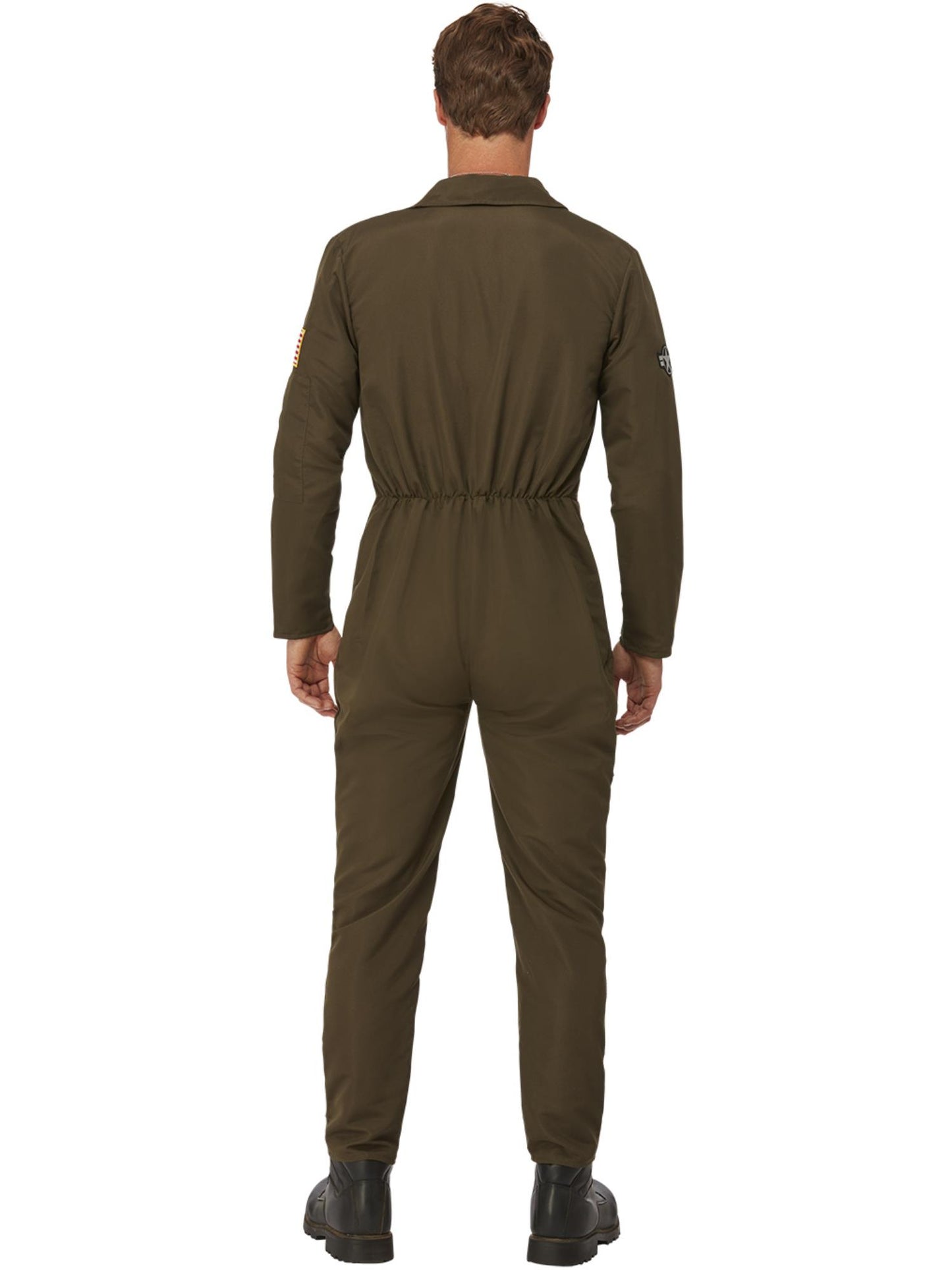 Smiffys Top Gun Maverick Men's Aviator Costume, Green CS für Herren