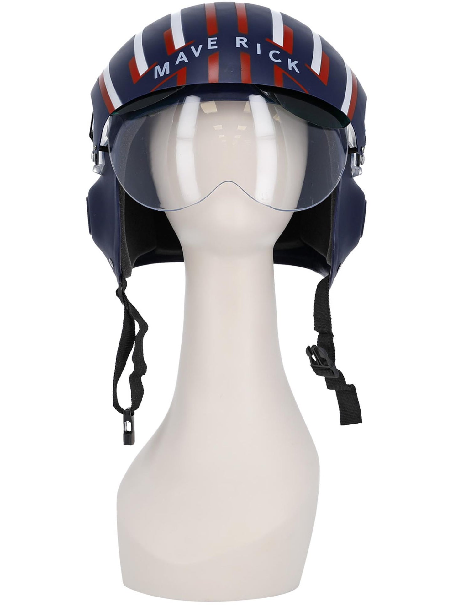Smiffys Top Gun Maverick Helm für Herren mit verstellbarem Visier – Seitenansicht